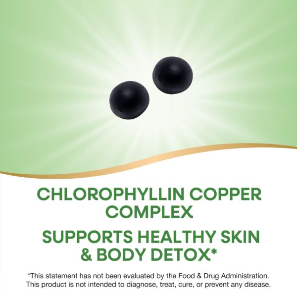 Gomas con complejo clorofilina de cobre Nature’s Way