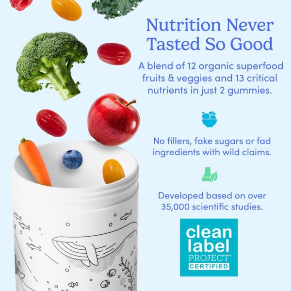 Gomas multivitamínicas FIRST DAY con ingredientes orgánicos