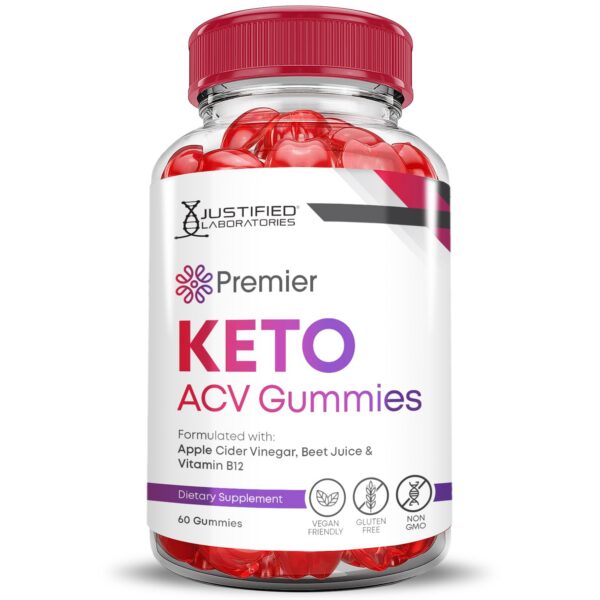 Gomitas Premier Keto ACV con ingredientes naturales y B12