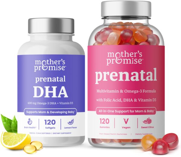 Gominas prenatales Mother's Promise frente