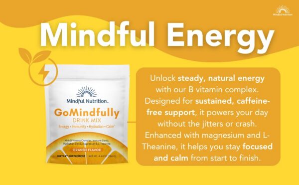 Version 1.0.0 Frente del envase GoMindfully con etiqueta