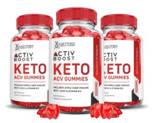 Gominolas Activboost Keto ACV paquete 3 60 unidades cada uno
