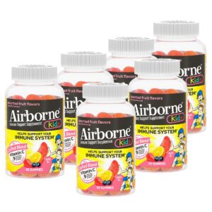 Gominolas Airborne vitamina c zinc apoyo inmunológico sabor frutas