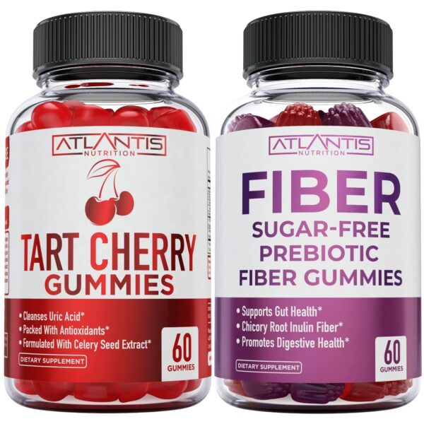 Version 1.0.0 Gominolas de cereza ácida Atlantis Nutrition paquete
