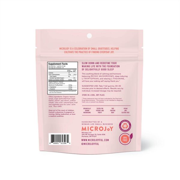 Version 1.0.0 Gominolas sabor cereza Microjoy Hibernate apoyo al sueño