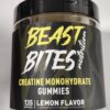Version 1.0.0 Botella de gominolas de creatina monohidrato sabor limón BEAST BITES