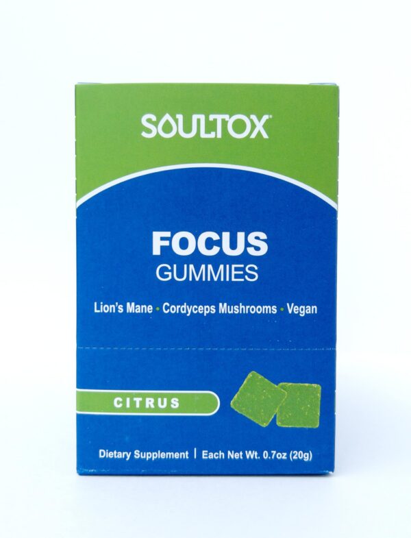 Gominolas para enfoque mental y energía Soultox Focus