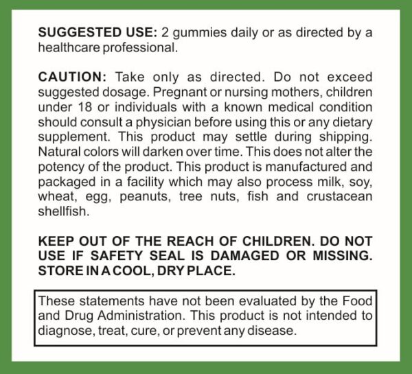 Version 1.0.0 Gominolas con sabor a frambuesa y extracto de hongos