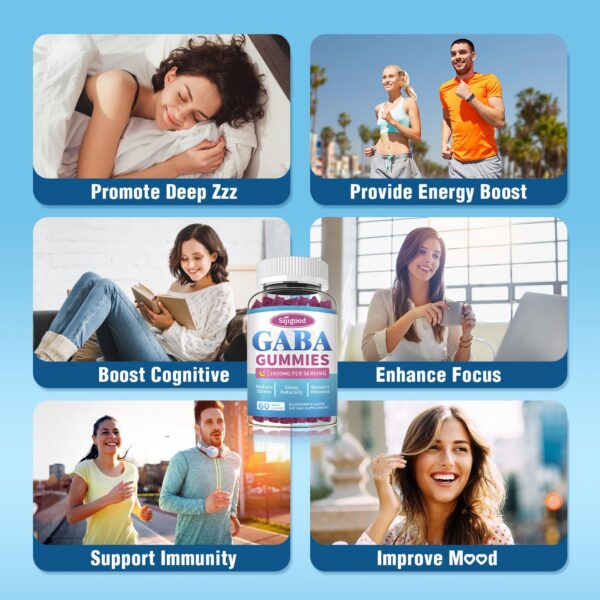 Version 1.0.0 Gomitas calmantes GABA sabor arándano naturales y veganas