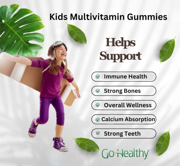 Gominolas Go Healthy multivitamínicas saludables para niños