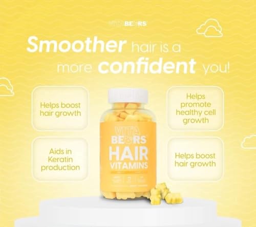 Gominolas masticables para cabello fuerte y crecimiento Vitabears