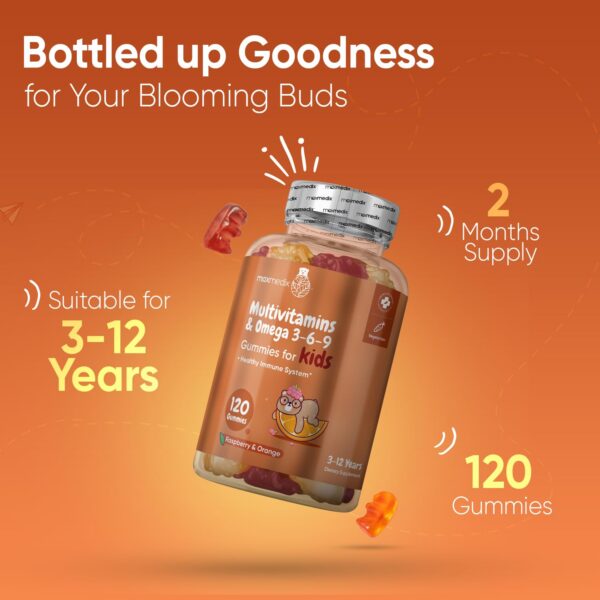 Gominolas maxmedix multivitaminas sabor natural para niños