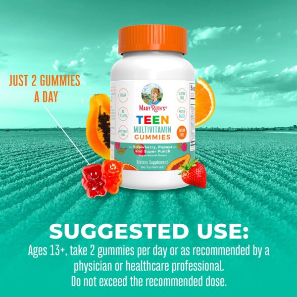 Version 1.0.0 Gominolas multivitaminas para adolescentes MaryRuth Organics