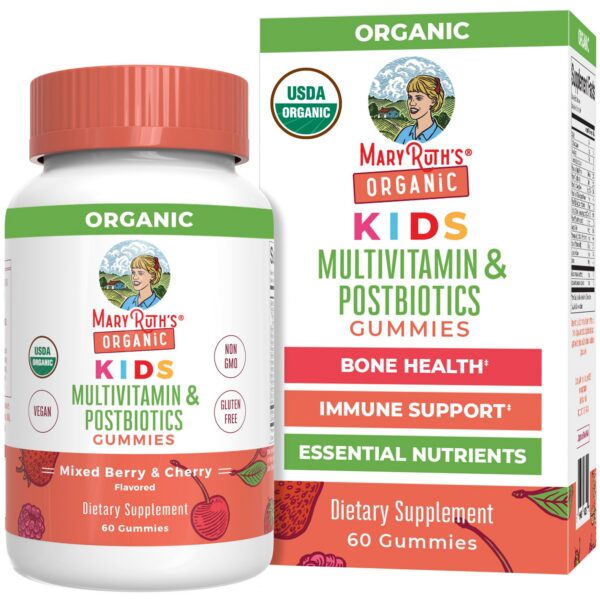 Gominolas multivitamínicas MaryRuth Organics para niños 60 unidades