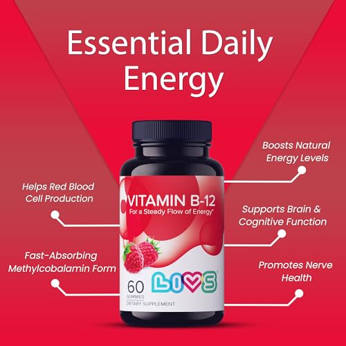 Gominolas naturales vitamina B12 LIVS sin gluten