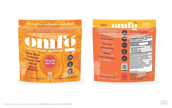 Gominolas OMFG con Melena de León y Cordyceps