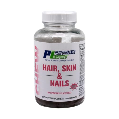 Frascos de gominolas PERFORMANCE INSPIRED para cabello y piel.