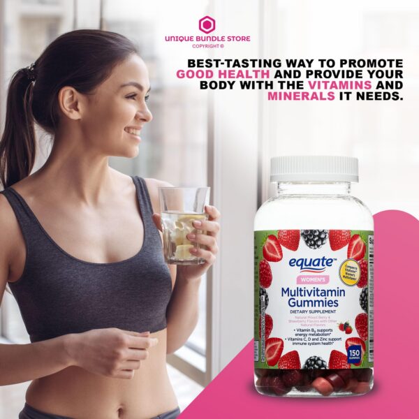 Gominolas sabor fresa y bayas Equate suplemento multivitamínico