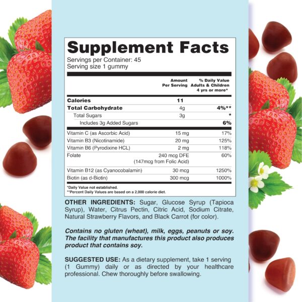 Version 1.0.0 Gominolas sabor fresa LIVS Energy para energía y salud diaria