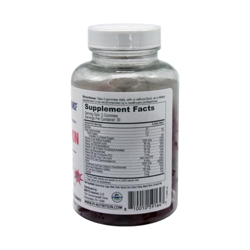 Gominolas saludables sin azúcares con biotina y zinc.