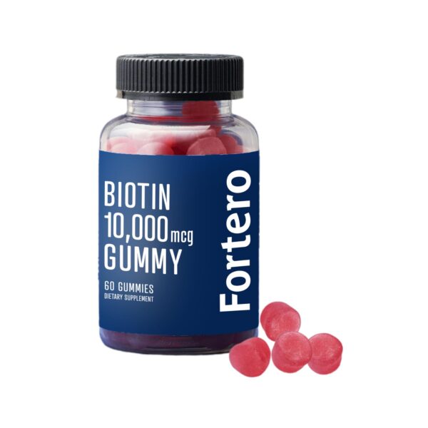 Gominolas veganas biotina fortero para cabello saludable