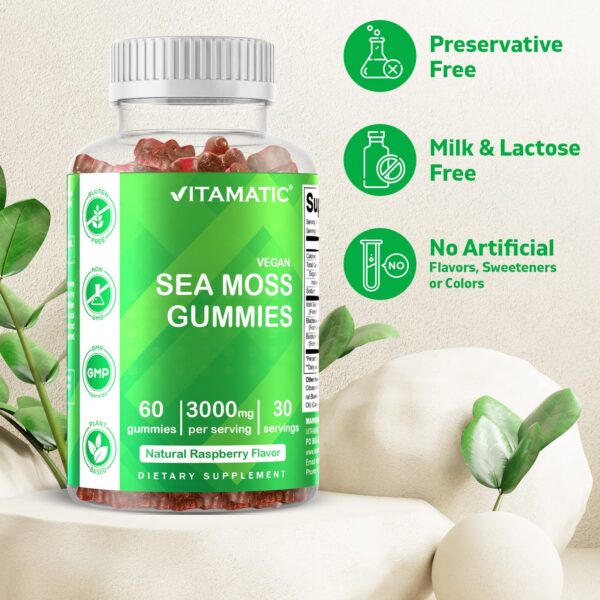 Version 1.0.0 Tomas múltiples de gominolas Vitamatic Sea Moss