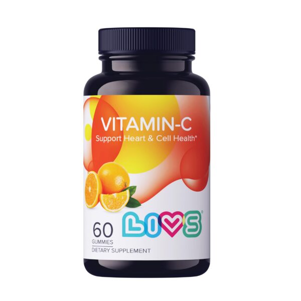 Frasco de gominolas de vitamina C LIVS