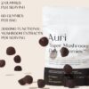 Gomita individual de suplemento Auri Super Mushroom sabor frambuesa