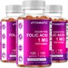 Gomitas de ácido fólico Vitamatic bote frontal 120 unidades