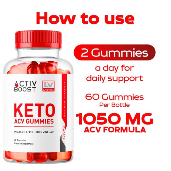 Gomitas ActivBoost Keto ACV para apoyo metabólico