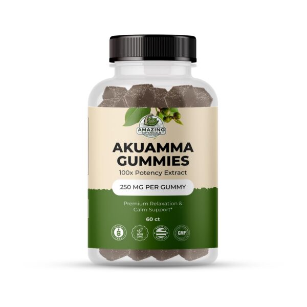 Gomitas Akuamma 250mg alta potencia sabor berry natural
