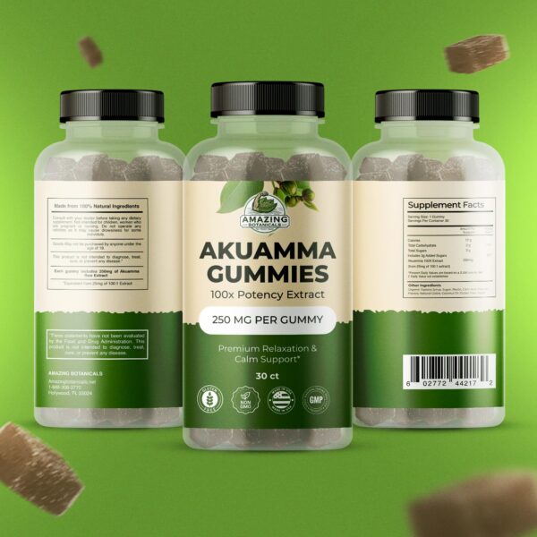 Gomitas Akuamma Amazing Botanicals natural y vegano