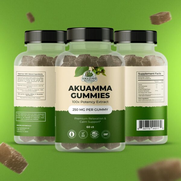 Gomitas Akuamma sin gluten y sin OGM sabor berry natural