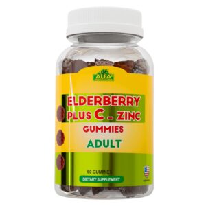 Gomitas ALFA VITAMINS saúco vitamina c y zinc 60 unidades