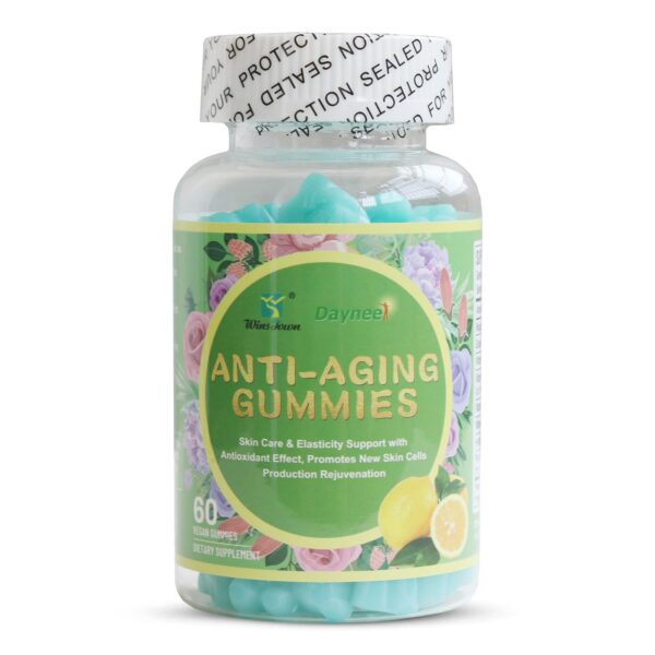 Gomitas antienvejecimiento Wins Town 60 piezas sabor limón