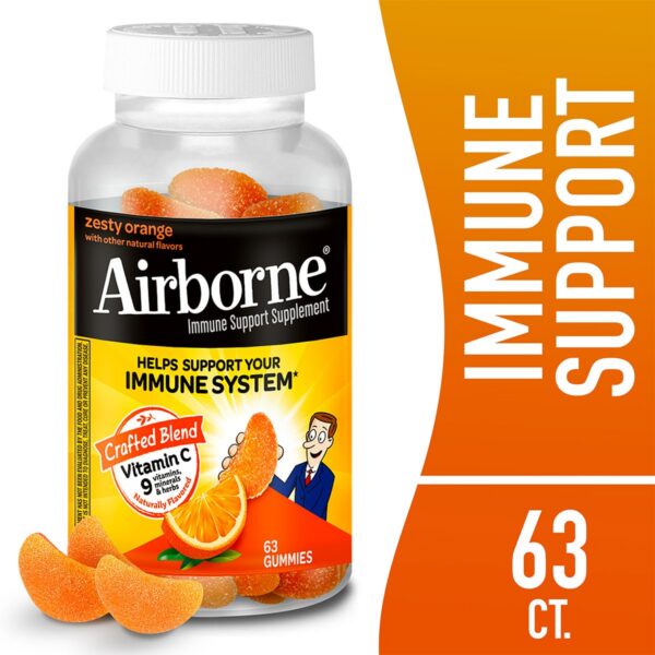 Gomitas antioxidantes Airborne vitamina C apoyo inmunológico