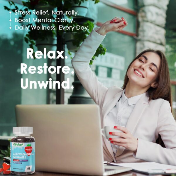 Gomitas antioxidantes con Ashwagandha y filtro luz azul