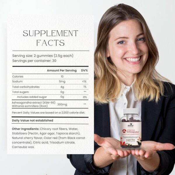 Gomitas sabor cereza natural AKSHAR