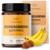 Paquete de gomitas Ashwagandha HERBAMAMA sabor plátano