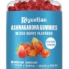 Gomitas de Ashwagandha orgánicas sabor fresa natural paquete grande
