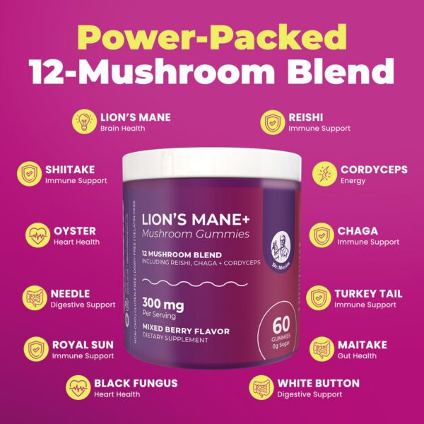 Gomitas ashwagandha sabor fresa paquete Dr. Moritz