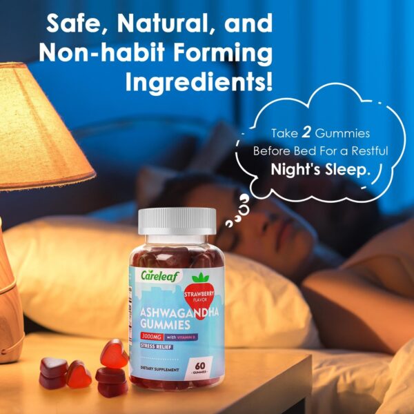 Gomitas Ashwagandha veganas para estrés y energía