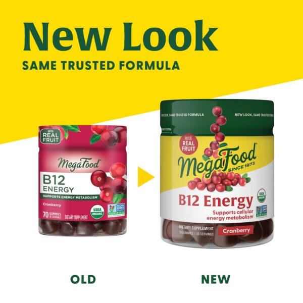 Gomitas B12 MegaFood 70 unidades sabor arándano orgánico