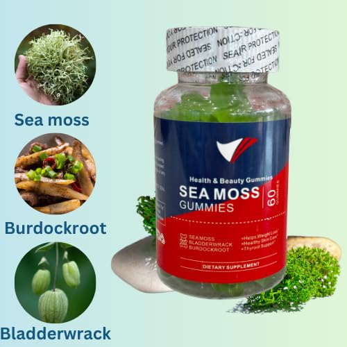 Gomitas B2U musgo marino irlandés con kelp y bardana