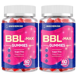 Version 1.0.0 Empaque de gomitas BBL para mujeres sabor durazno