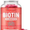 Gomitas de biotina 10000mcg para crecimiento de cabello