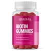 Gomitas de biotina 5000mcg para cabello y piel sabor fresa