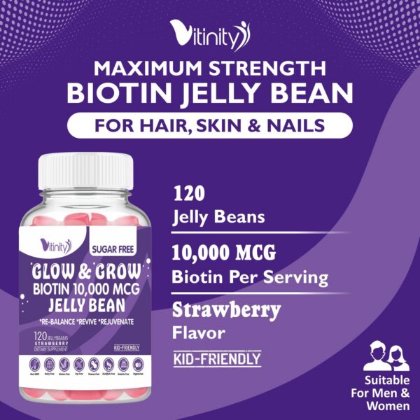 Gomitas de biotina para cabello y piel VITINITY