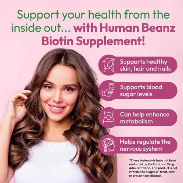 Gomitas biotina para energía y sistema nervioso Human Beanz