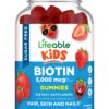 Gomitas de biotina Lifeable para niños sin azúcar